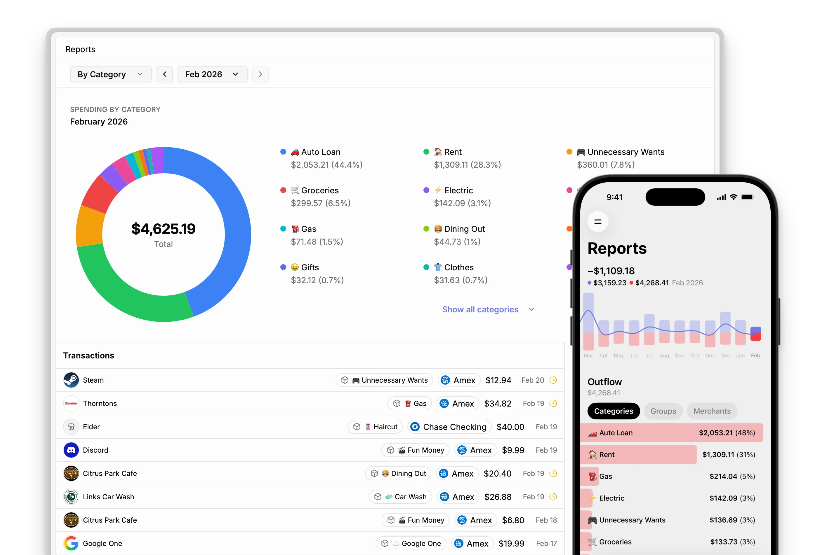 Kualia reports and insights screenshot